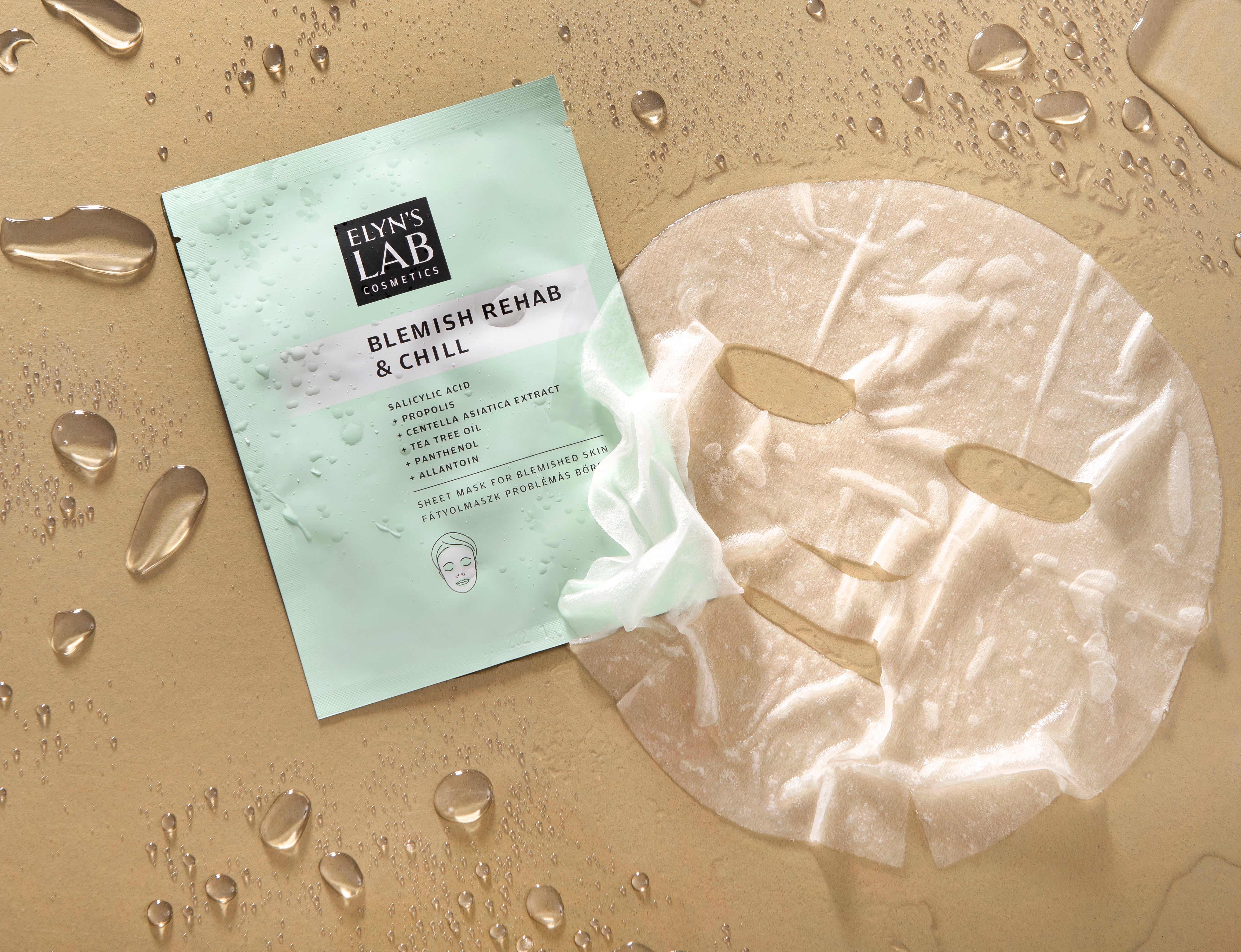 Blemish Rehab & Chill Vliesmaske für problematische Haut